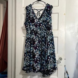 Colorful Chiffon Sleeveless Dress